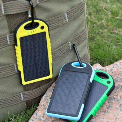 Power bank solar cableada 10.000 Mamp