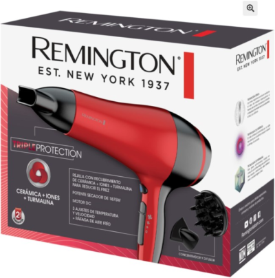 Secador Remington Triple Protección