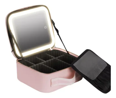 Estuche Cosmetiquera Maquillaje Espejo - Imagen 3
