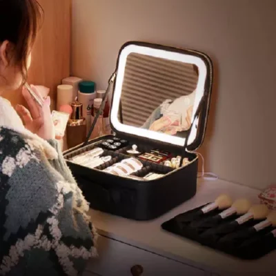 Estuche Cosmetiquera Maquillaje Espejo