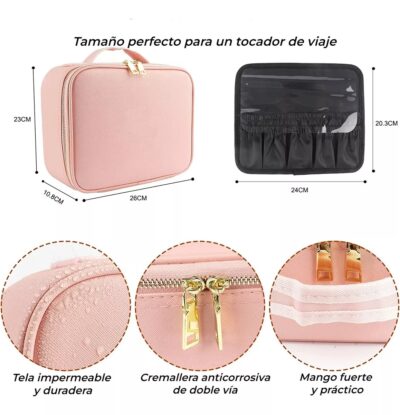 Estuche Cosmetiquera Maquillaje Espejo - Imagen 14