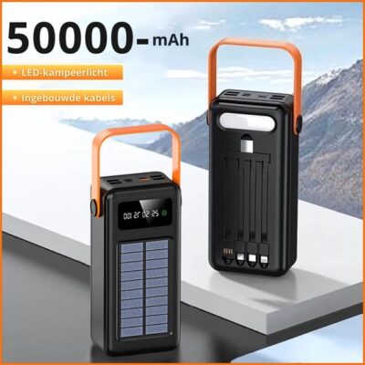 Power Bank Solar 50.000mAh POW127 Carga Rápida - Imagen 5