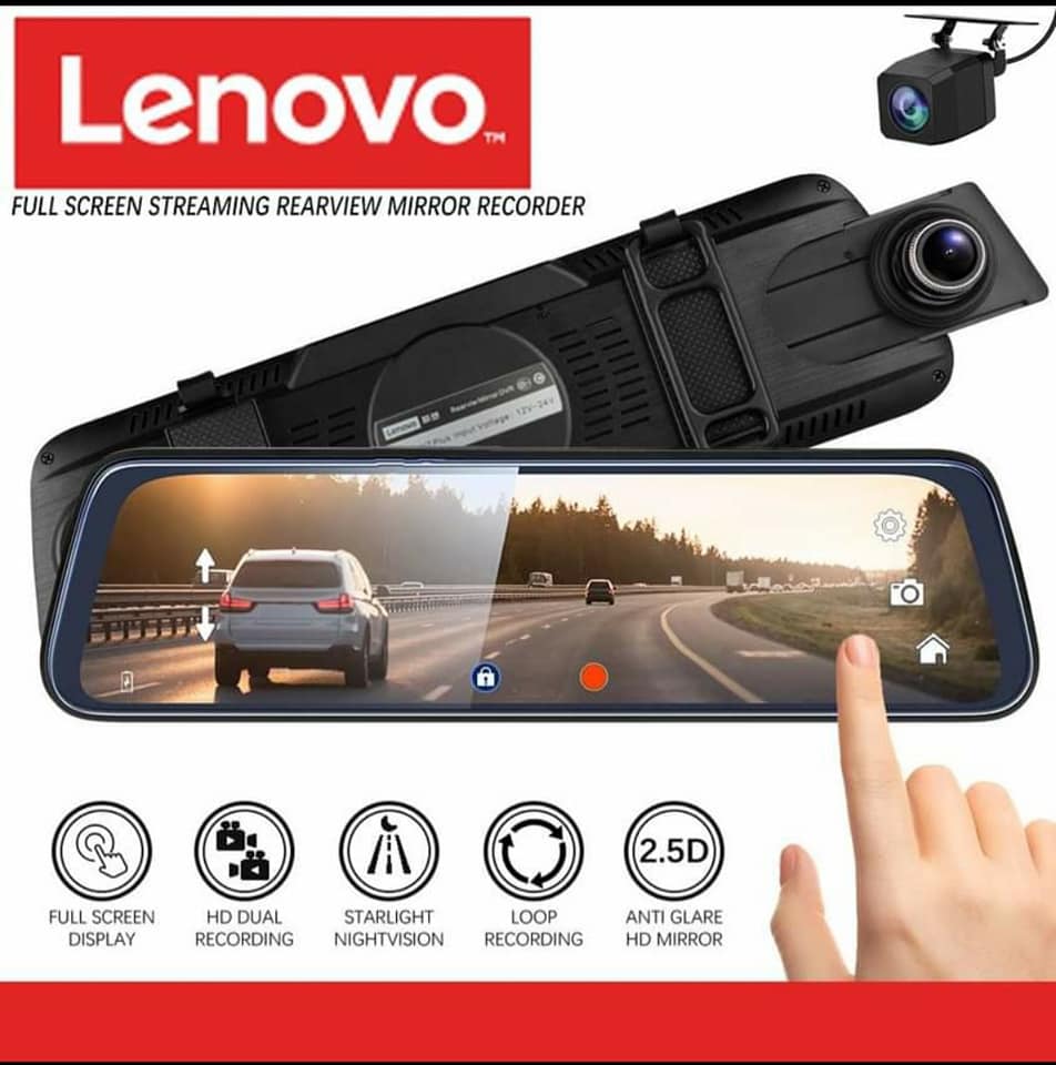 Camara Retrovisor Dual Lenovo WI-FI DVR Dash - Imagen 6