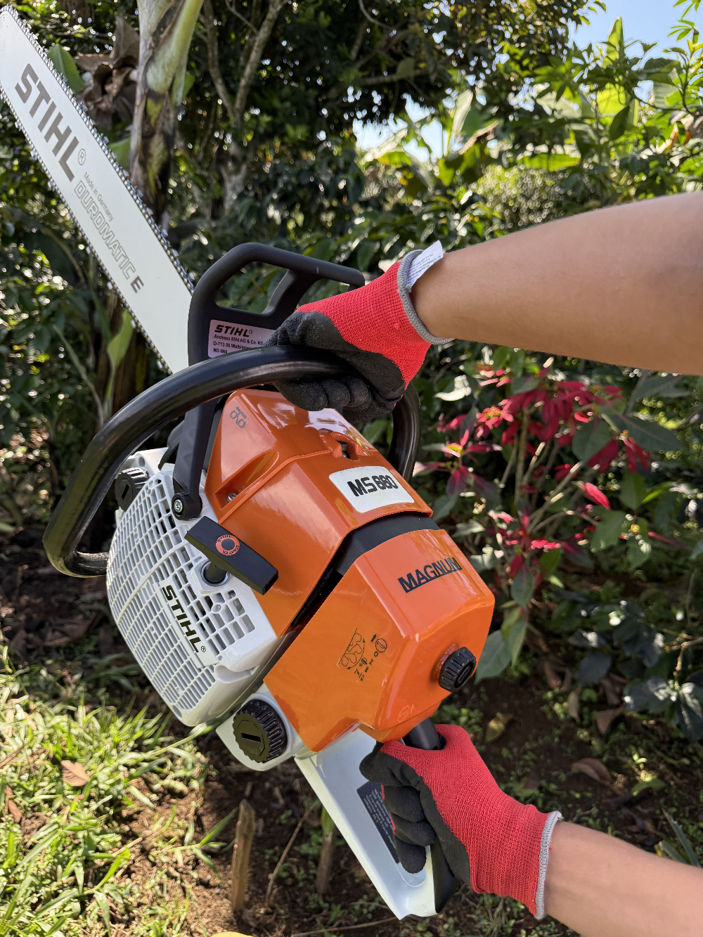 MOTOSIERRA 660 INDUSTRIAL+ACEITE+CARETA - Imagen 4