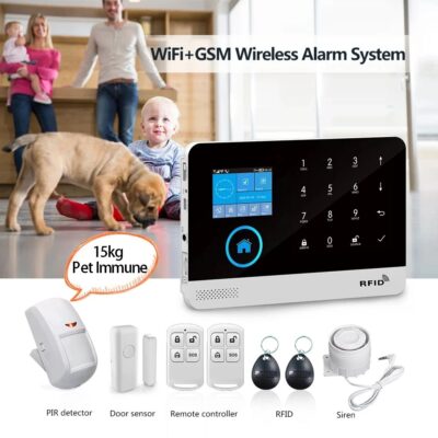 Kit Alarma Inalambrica WIFI 4G Para Hogar o Negocio Inalámbrica